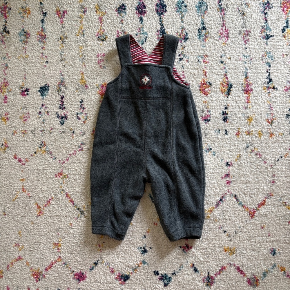 OshKosh B'gosh Overalls Fleece Baby Size XL 18.5 - 20lbs